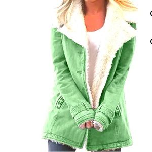 💚NWOT BRIGHT GREEN JACKET